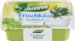 Dennree Frischkäse Kräuter, 150 G Becher