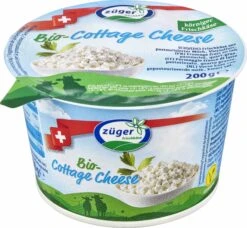 Züger Frischkäse Hüttenkäse, 200 Gr Becher , Mind. 20%