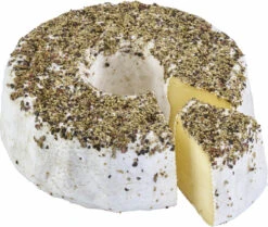 Hofkäserei Belrieth Dorfkäse Bunter Pfeffer, Ca. 0,8 Kg Torte 2 Wochen Gereift - Laktosefrei -, Mind