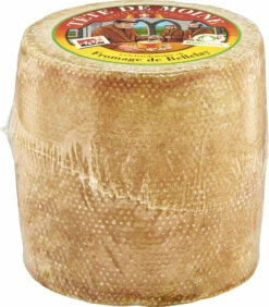 Schweizer Käsespezialitäten Tête De Moine A.O.P., Ca. 800 G 3 Monate Gereift - Laktosefrei - , Mind.