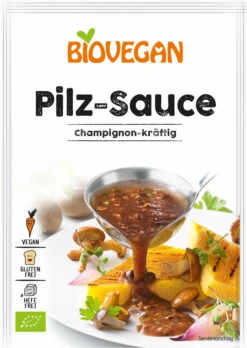 Biovegan Pilz Sauce, Reicht Für 0,25 Ltr Wasser, 2