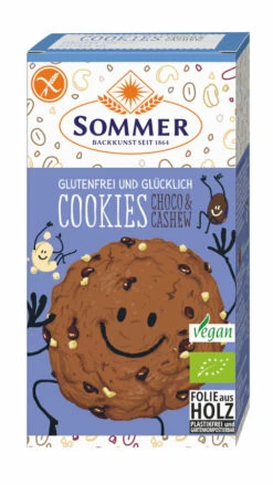 Sommer & Co. Cookies Schoko Cashew, 125 G Packung