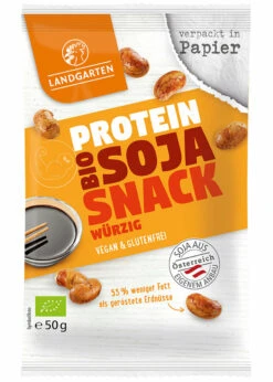 Landgarten Soja Snack Würzig, 50 Gr Beutel