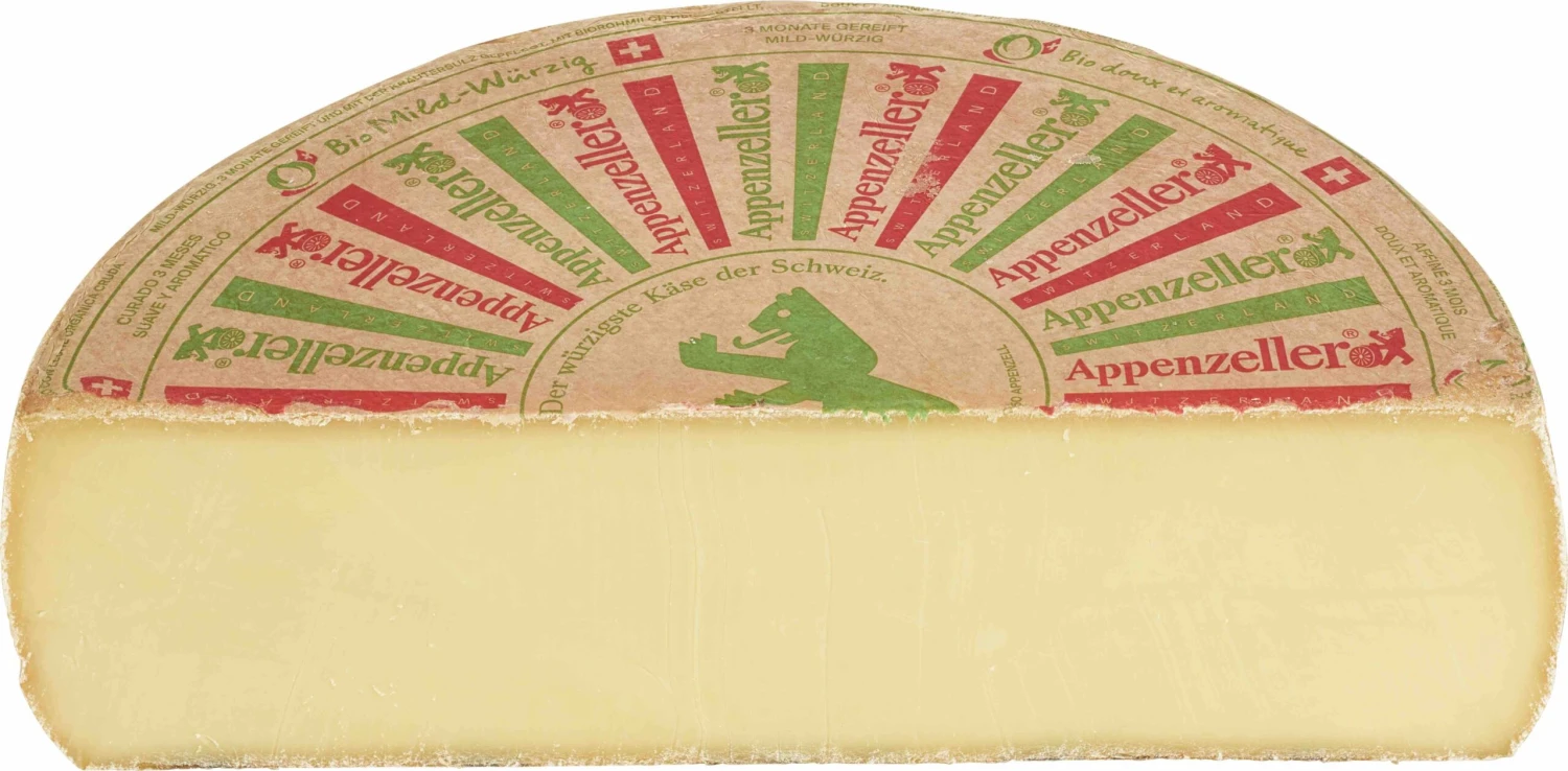 BioSuisse Appenzeller, Ca. 170 Gr Stück 3 Monate Gereift - Laktosefrei - , CH 48% 3 BioSuisse Appenzeller, Ca. 170 Gr Stück 3 Monate Gereift - Laktosefrei - , CH 48%