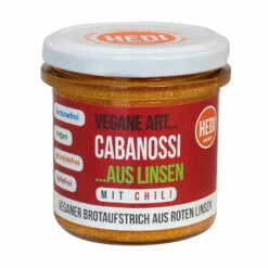 HEDI Vegane Art... Cabanossi Mit Chili, 140 Gr Gla