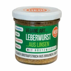 HEDI Vegane Art.. Leberwurst Mit Röstzwiebeln, 140