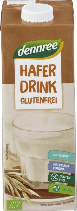 Dennree Hafer Drink Glutenfrei, 1 L Packung