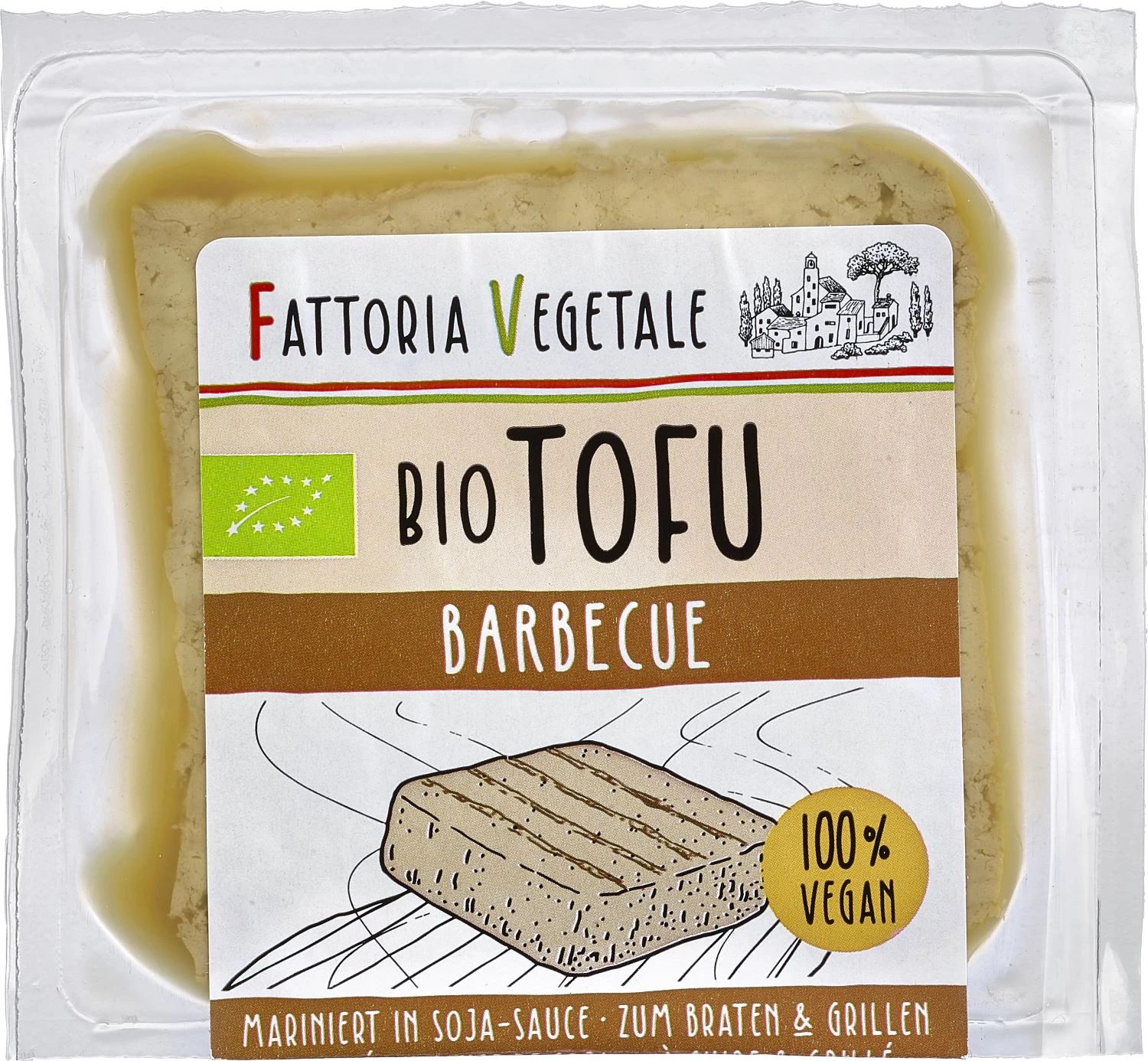 Fattoria Vegetale Tofu Barbecue, 100 G Stück 3 Fattoria Vegetale Tofu Barbecue, 100 G Stück