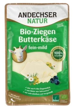 Andechser Natur Ziegenbutterkäse In Scheiben, 100