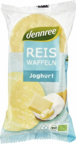 Dennree Joghurt-Reiswaffeln, 100 Gr Packung -glute