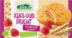 Allos Keks-Duo Frucht Himbeere, 175 G Packung
