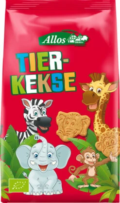 Allos Tier-Kekse, 150 G Packung