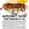 Wheaty Wheaty Veganer Aufschnitt Sucuk, 100 Gr Pac