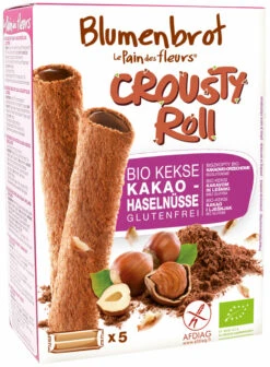 Blumenbrot Crousty Roll Kakao Haselnuss Glutenfrei