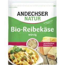 Andechser Natur Reibekäse, 150 G Packung
