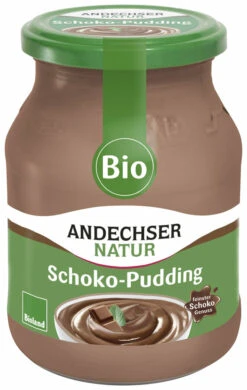 Andechser Natur Schoko-Pudding, 500 Gr Glas