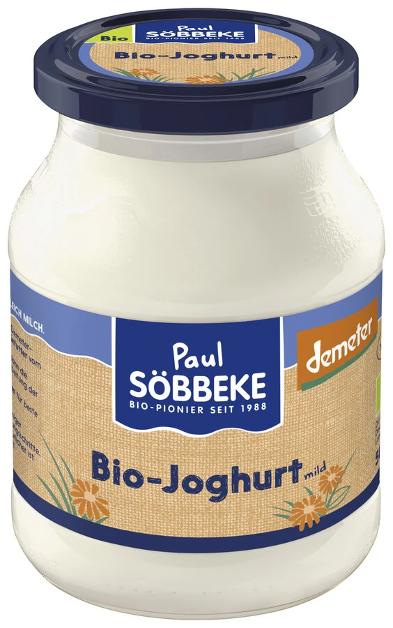 Söbbeke Joghurt Natur Demeter, 500 Gr Glas 3 Söbbeke Joghurt Natur Demeter, 500 Gr Glas