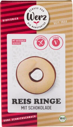 Werz Reis Ringe Mit Schokolade,110 G Packung -glut