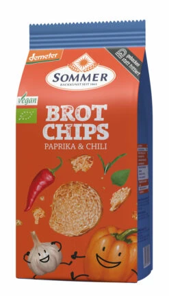 Sommer & Co. Brot Chips - Paprika Demeter, 100 G P