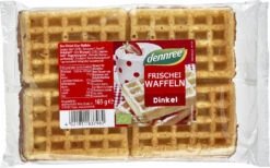 Dennree Dinkel Frischeiwaffeln, 165 G Packung
