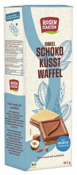 Rosengarten Schoko Küsst Waffel Vollmilch, 100 G P