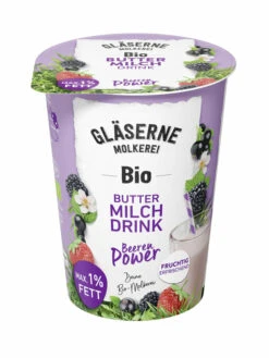 Gläserne Molkerei Buttermilch Drink, 500 G Becher