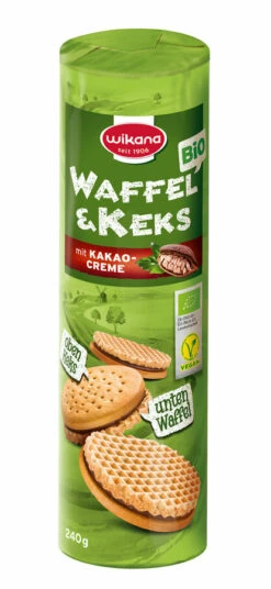 Wikana Waffel & Keks Mit Kakaocreme, 240 G Packung
