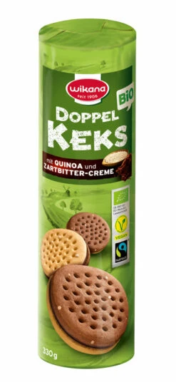 Wikana Quinoa Doppelkeks Mit Zartbittercreme, 330