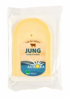 Aurora Gold Gouda Jung In Scheiben, 150 G Packung