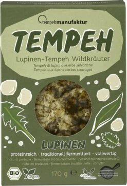 Tempehmanufaktur Lupinen-Tempeh Wildkräuter, 170 G