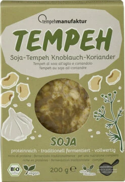 Tempehmanufaktur Tempeh Knoblauch, 200 G Packung
