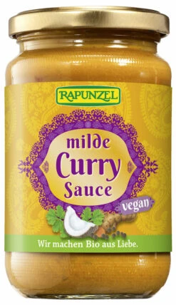 Rapunzel Curry-Sauce Mild, 330 Ml Glas