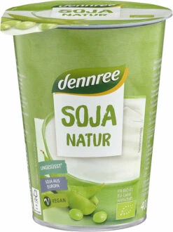 Dennree Joghurtalternative Soja Natur, 400 Gr Bech