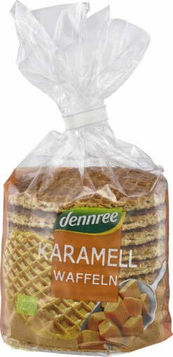 Dennree Karamellwaffeln, 315 G Packung
