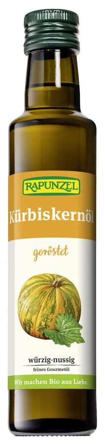 Rapunzel Kürbiskernöl Geröstet, 250 Ml Flasche