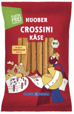 Huober Brezel Crossini Käse, 100 G Packung