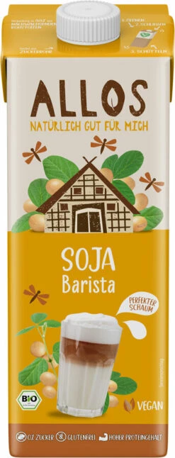 Allos Soja Barista Drink, 1 Ltr Packung