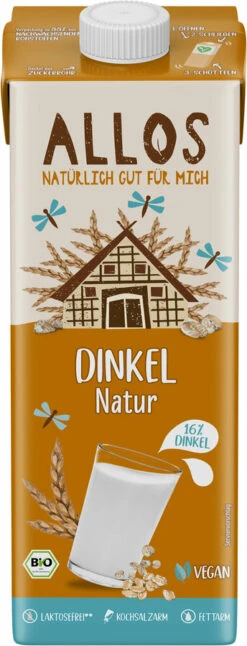 Allos Dinkel Drink Naturell, 1 Ltr Packung