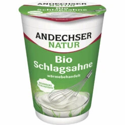 Andechser Natur Schlagsahne, 200 Gr K3-Becher