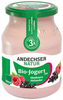 Andechser Natur Jogurt Mild Himbeere-Holunder, 500
