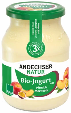 Andechser Natur Jogurt Mild Pfirsich-Maracuja, 500
