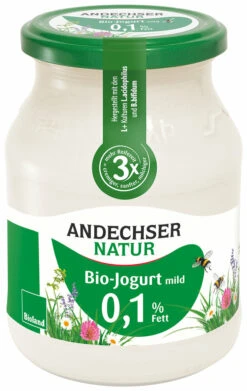 Andechser Natur Jogurt Natur Fit, 500 Gr Glas Gerü
