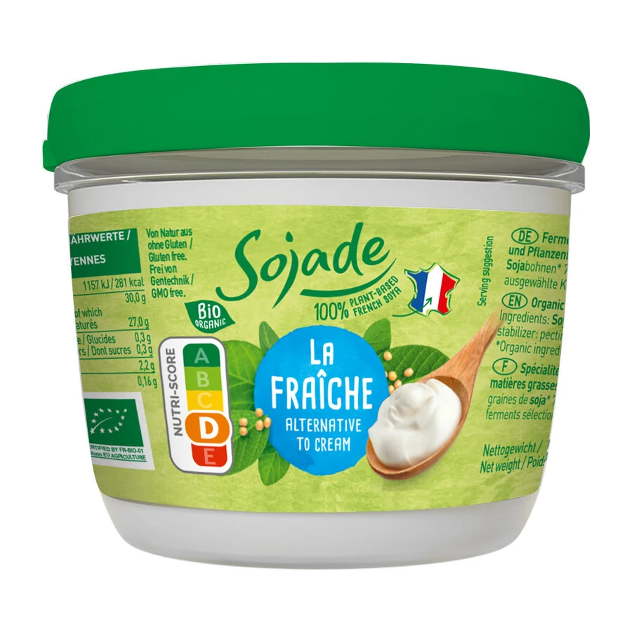 Sojade Pflanzliche Alternative Zu Crème Fraîche, 2 3 Sojade Pflanzliche Alternative Zu Crème Fraîche, 2