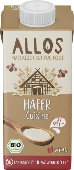 Allos Hafer Cuisine, 200 Ml Packung