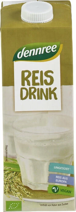 Dennree Reisdrink Natur, 1 Ltr Tetra Pack
