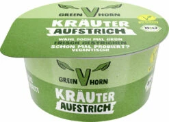 Greenhorn Veganer Aufstrich Kräuter, 125 G Becher