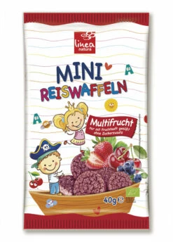 Linea Natura Mini Reiswaffeln Multifrucht, Mit Fru
