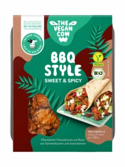 THE VEGAN COW BBQ Style Sweet & Spicy, 180 G Stück
