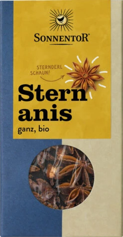 Sonnentor Sternanis, Ganz, 25 Gr Packung