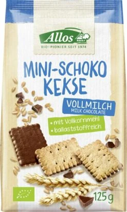 Allos Mini-Schoko-Kekse, 125 G Packung